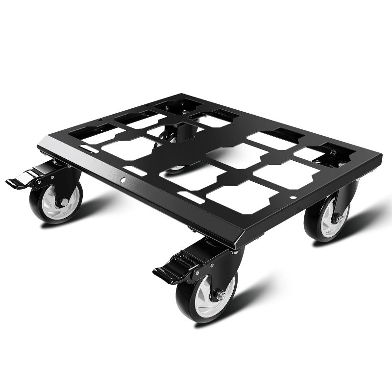 DNShorix Heavy Duty Tool Box Dolly Compatible with Mil.Waukee Packout Toolboxes, Thickened Carbon Steel Frame and Larger Wheels with Brake System, No Drilling Required, Load-Bearing Capacity Up to 200lb - Image 1