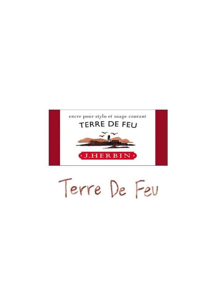 Jacques Herbin Herbin J 30 ml Ink Bottle - Terre de Feu (Land of Fire) for Fountain Pens - Image 5