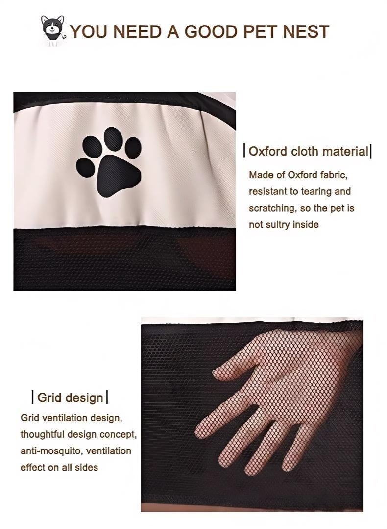 دي تي جي بي طوي مثمنة الحيوانات الأليفة الضميمة خيمة ، وغرفة الرياضة واللعب مناسبة للقطط والكلاب ومعظم الحيوانات الأخرى ، مع إطار تصميم قابلة للطي المحمولة وباب شبكة ، ومناسبة لكلا الاستخدام الداخلي والخارجي - Image 4