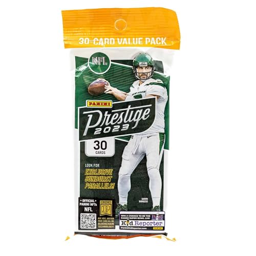 Panini 2023 Panini Prestige Football Trading Card Cello Value Pack - 30 Cards per Pack - Image 1