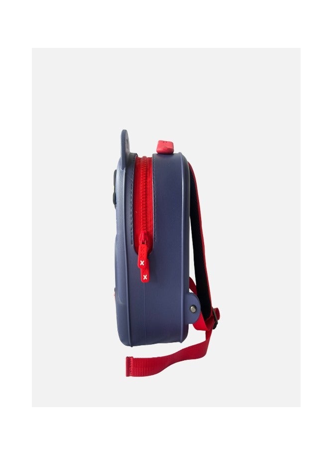 بيكوسيسي حقيبة طالب بنات بنين حقيبة هدية حقيبة ظهر مطاطية ملونة مقاومة للماء للأطفال باللون الأزرق الداكن - Image 4