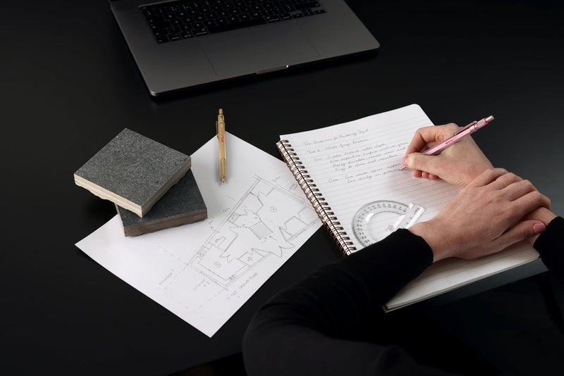 Rotring قلم رصاص ميكانيكي روتلينغ ذهبي 600 2158796 0.5 مم - Image 2