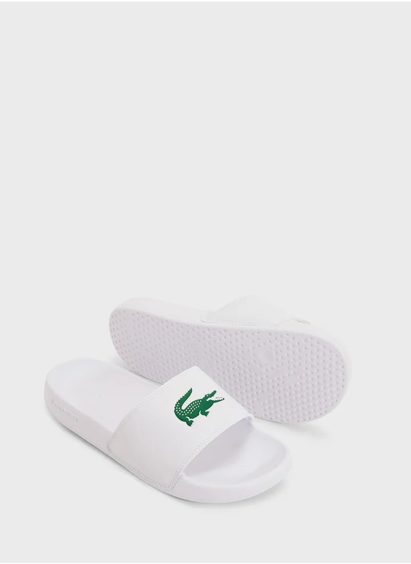 LACOSTE Slides Serve Slide 0.0 Single Strap Flip Flops