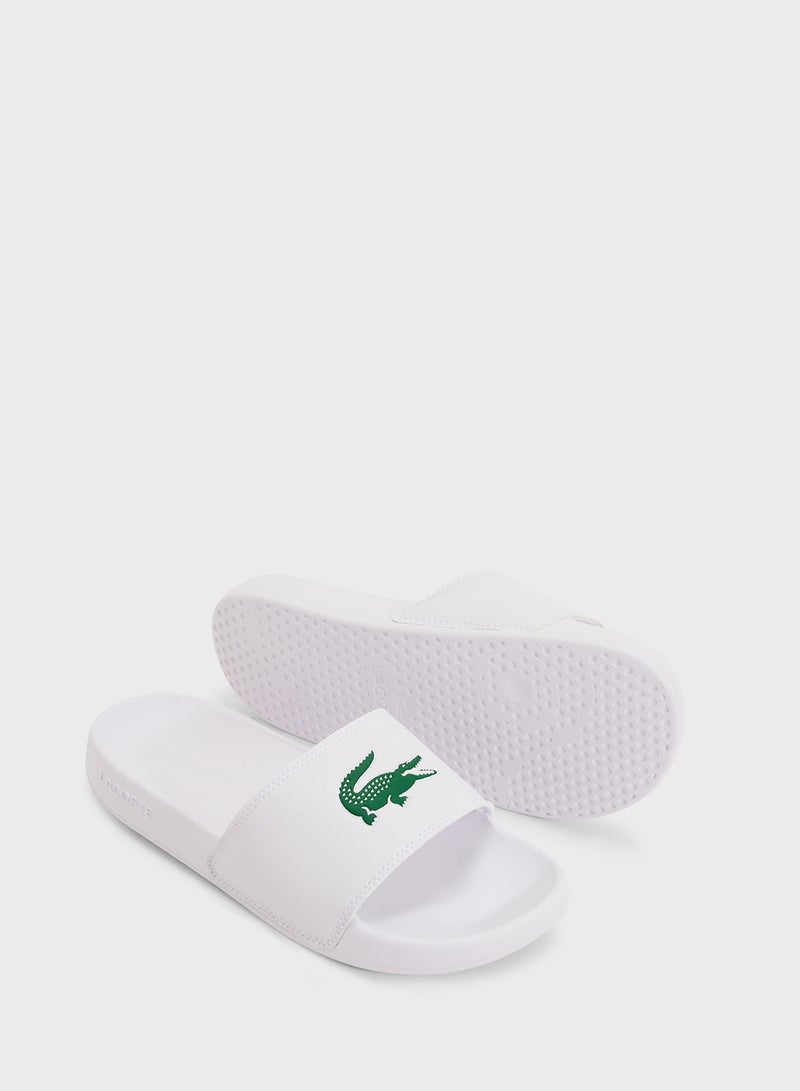 LACOSTE Slides Serve Slide 0.0 Single Strap Flip Flops  - Image 3
