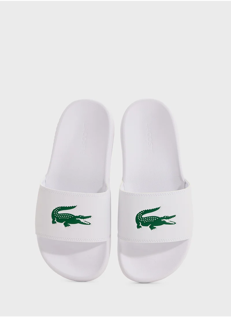 LACOSTE Slides Serve Slide 0.0 Single Strap Flip Flops