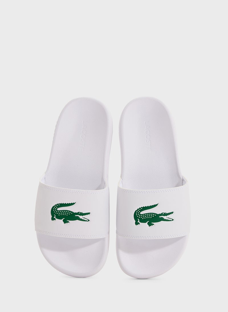 LACOSTE Slides Serve Slide 0.0 Single Strap Flip Flops  - Image 4