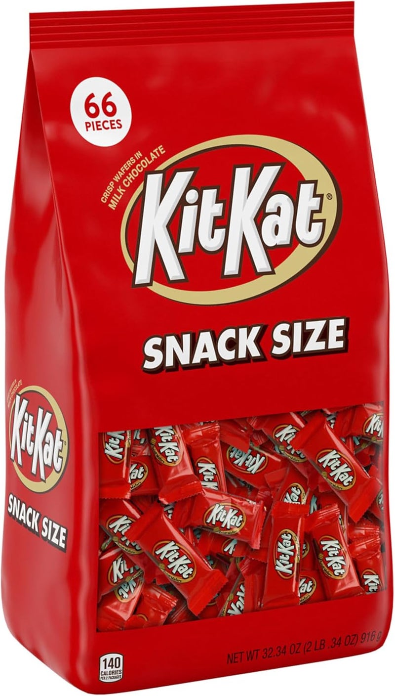 KitKat KIT KAT Milk Chocolate Wafer Snack Size, 32.34 oz - Image 3