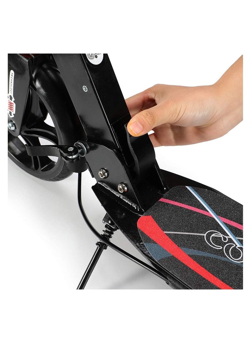 Cool Baby Style Adult And Children Kick Scooter Unisex With 2 Big Wheels Non-Electric Folding Scooter with Disc Brakes  2 Large Wheels  Front and Rear Shock Absorption System - Image 4