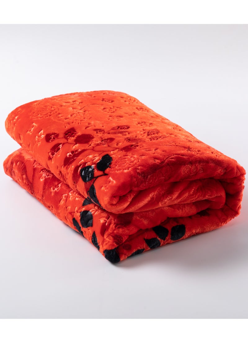 Stargold Single Ply Premium Cloudy Blanket Made by 100% Polyester SPUN YARN Obtained from Virgin Polyester Which is Suitable for winter and Rainy Season 155X210CM 5.5LB  - Image 2