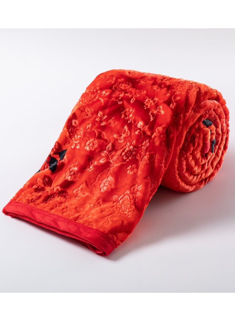 Stargold Single Ply Premium Cloudy Blanket Made by 100% Polyester SPUN YARN Obtained from Virgin Polyester Which is Suitable for winter and Rainy Season 155X210CM 5.5LB  - Image 3