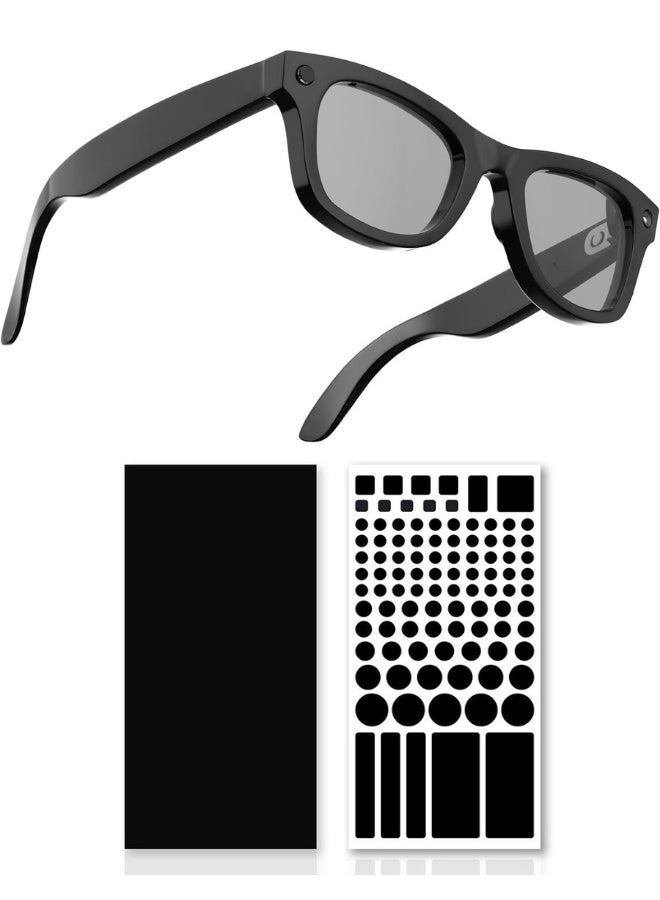 تشيس اب ملصقات حجب ضوء LED متوافقة مع ملحقات نظارات Ray-Ban Meta Wayfarer/Skyler/Headliner الذكية، ملصقات أغطية إضاءة LED معتمة قابلة لإعادة اللصق وسهلة الالتصاق - Image 1