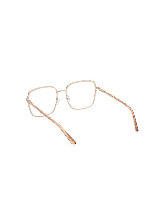 جس نظارة طبية بشكل مربع للنساء بأذرع معدنية GU2914  مقاس 54 - ذهبي - Image 3