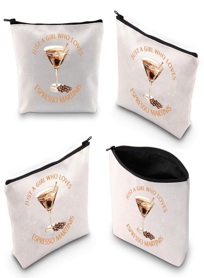 XYANFA Espresso Martini Cosmetic Makeup Bag Espresso Martini Present For Women Dirty Martini Espresso Gift Zipper Pouch (ESPRESSO MARTINIS) - Image 5