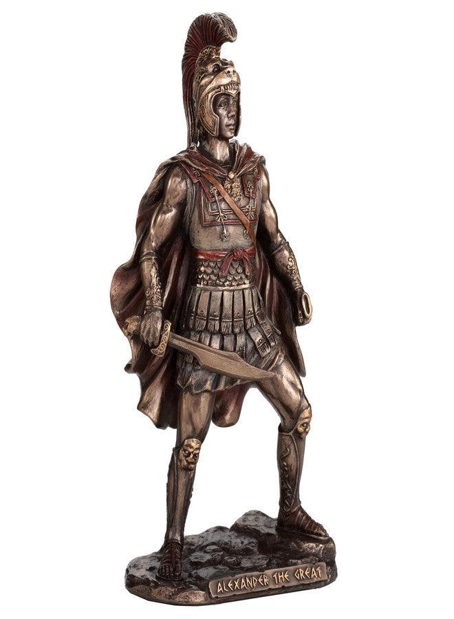 Veronese Design 6 7/8 Inch Alexander The Great King of Macedonia Resin Sculpture Bronze Finish - Image 3