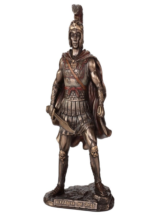 Veronese Design 6 7/8 Inch Alexander The Great King of Macedonia Resin Sculpture Bronze Finish - Image 2