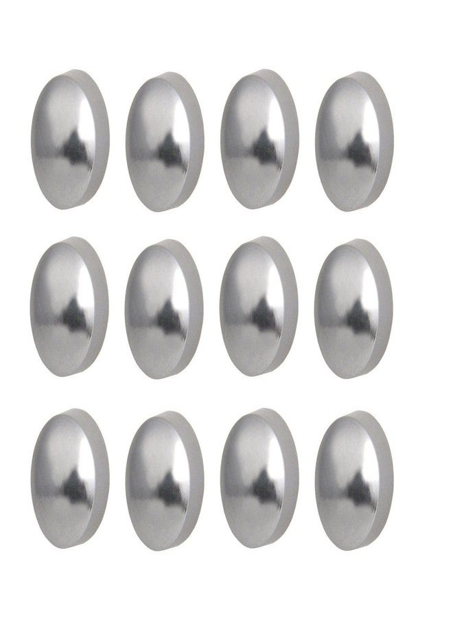 Caflon Ear Piercing Ball Earrings Studs 4mm White Surgical Steel 12 Pair - Image 1