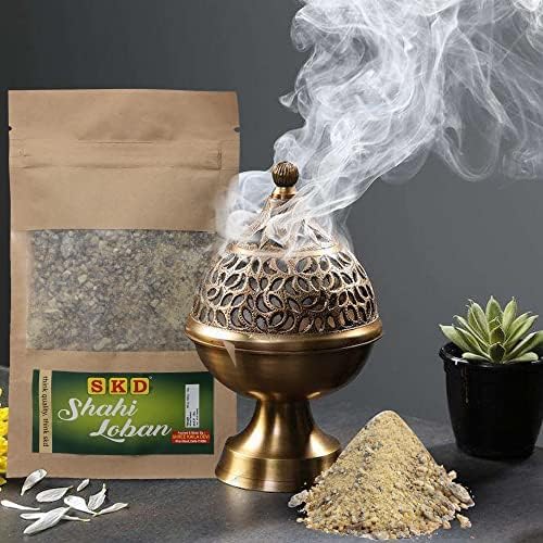 S K D SKD Pure Natural Loban 500g (Sambrani Benzoin Resin) Herbal Dhoop for Pooja, Hawan & Home Fragrance | Air Purifier, Negative Energy Removal, Meditation & Spiritual Use - Image 5
