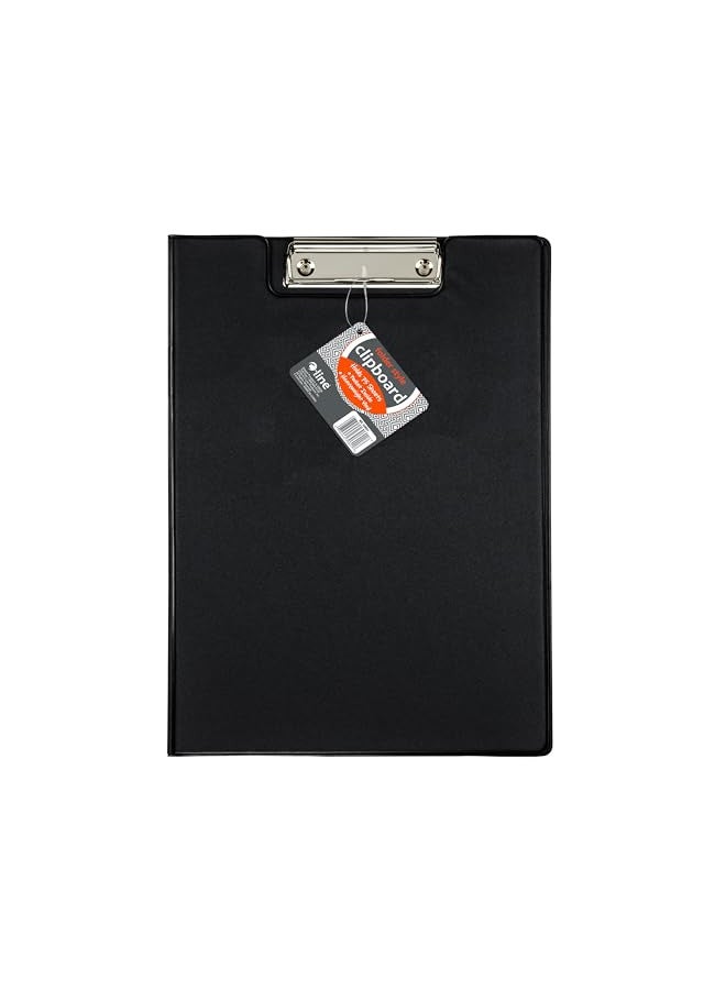 C-Line Clipboard Folder, Letter Size, Holds up to 75 Sheets, 1 Clipboard, Black (30601)