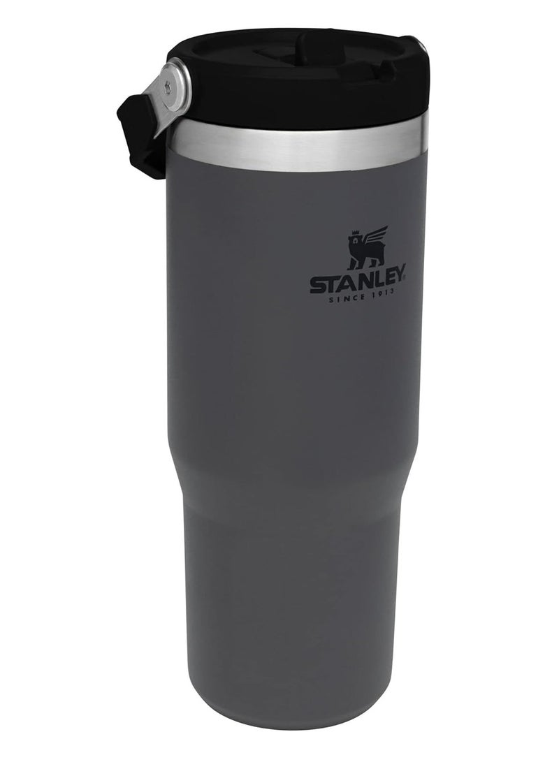 Stanley Stainless Steel Tumbler - Vacuum Insulated Water Bottle for Home, Office or Car Reusable Cup with Straw Leak Resistant Flip Cold for, 30oz - Image 3