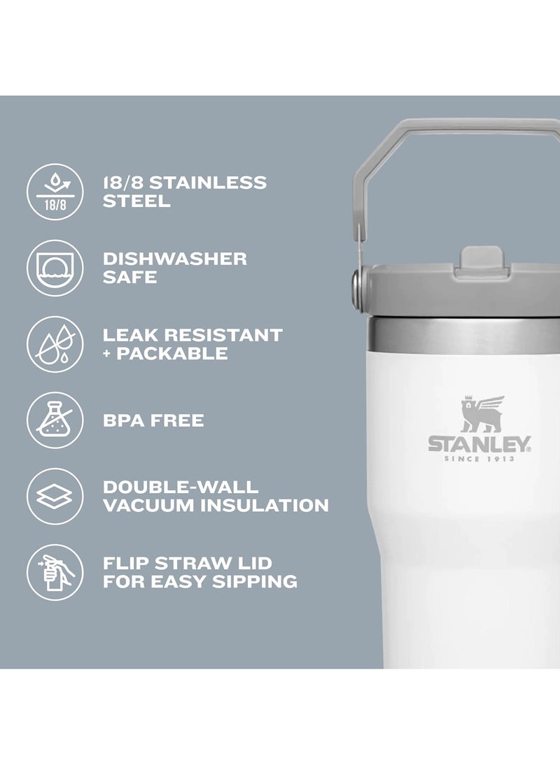 Stanley Stainless Steel Tumbler - Vacuum Insulated Water Bottle for Home, Office or Car Reusable Cup with Straw Leak Resistant Flip Cold for, 30oz - Image 4