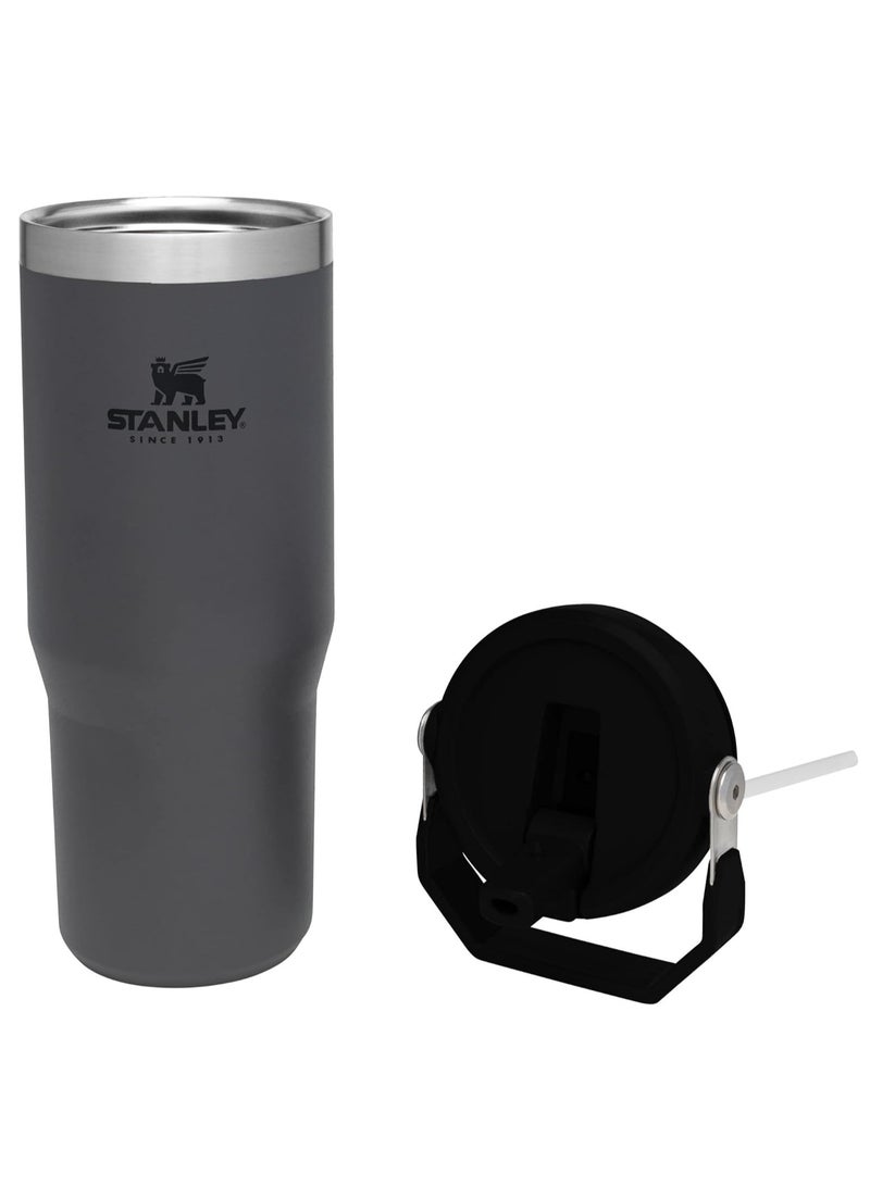 Stanley Stainless Steel Tumbler - Vacuum Insulated Water Bottle for Home, Office or Car Reusable Cup with Straw Leak Resistant Flip Cold for, 30oz - Image 2