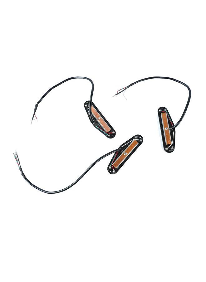 Thoraya - Single Coil Pickup Set of 3 Guitar Neck Middle Bridge Pickups Replacement Accessories White - Image 1