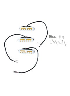 Single Coil Pickup Set of 3 Guitar Neck Middle Bridge Pickups Replacement Accessories White