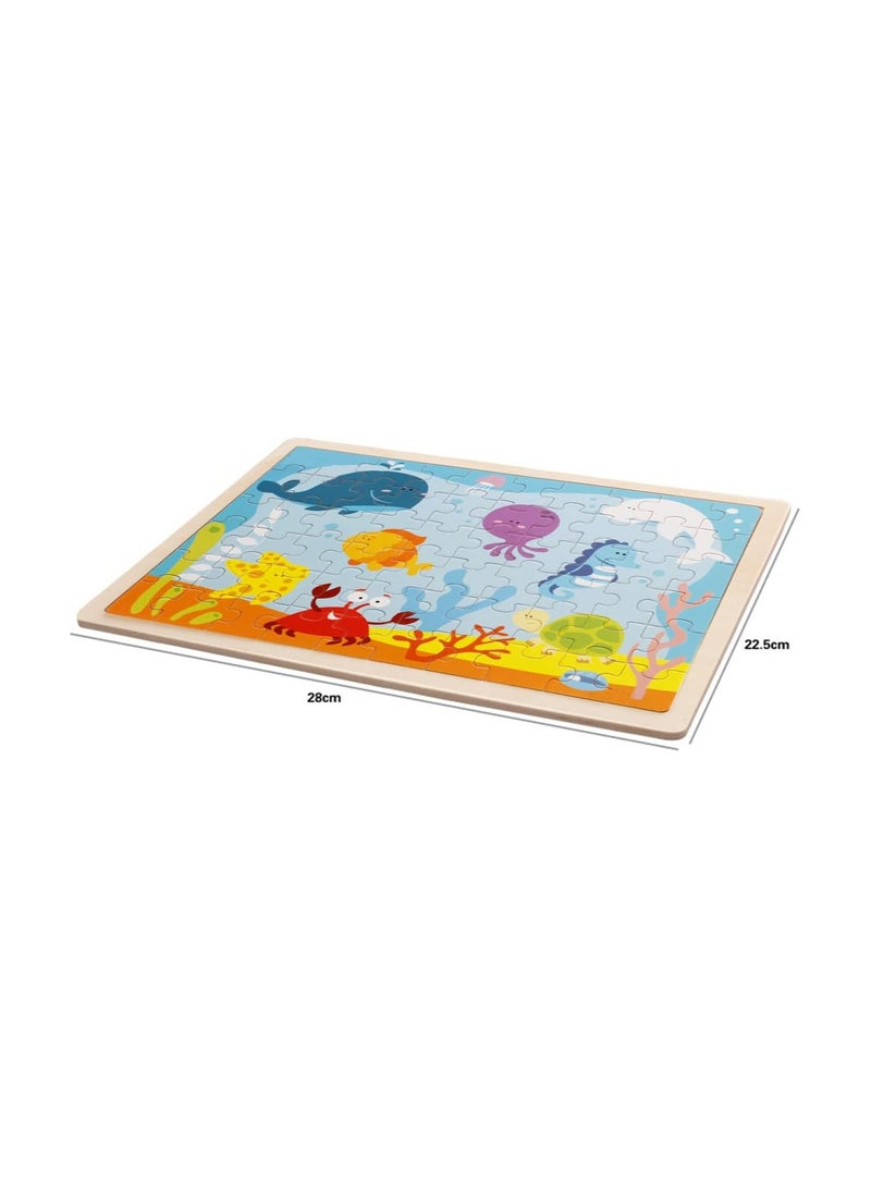 Cool Baby Style Kids Toy 60 Pieces Wooden Puzzle Cartoon Puzzles Wood Jigsaw Baby Child Early Educational Toys - Image 4