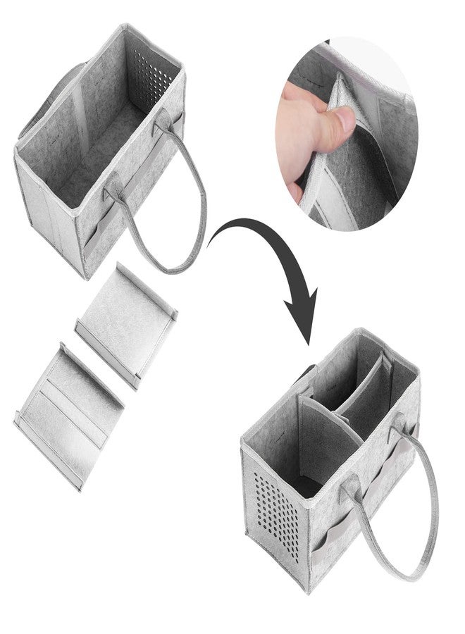 QILUCKY Toniebox Bag Accessories Protective Cover Organiser with Figures Storage Lots of Space Bag for Toniebox Starter Set (Gray) - Image 3