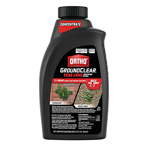 Ortho GroundClear Year Long Vegetation Killer1, Concentrate, Kills Tough Weeds and Prevents Re-Growth Up to 1 Year, 32 oz. - Image 1