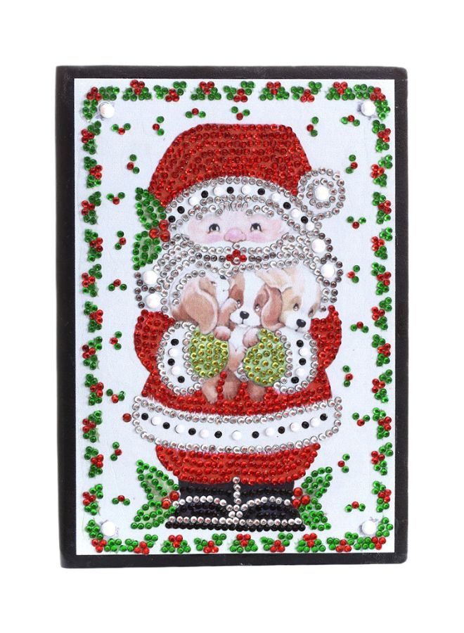 NIBEMINENT Diamond Painting Cover Notebook Red/Green/White - Image 1