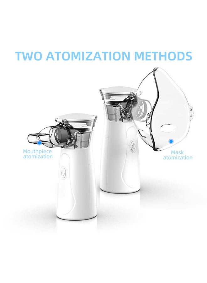 Sharpdo Ultrasonic Portable Nebulizer, USB Portable Nebulizer With Mouthpiece, Nebulizer Machine For Adults & Kids With Auto Clean, Travel, Home, Daily Use  - Image 5