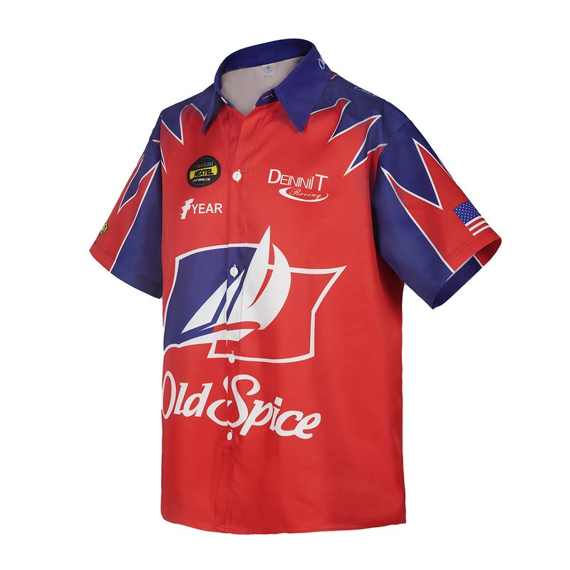 Talladga Night Ricky Bobby Short Sleeve Shirt Racing Suit Men'S Hooded Shirt Riding Suit - Image 5
