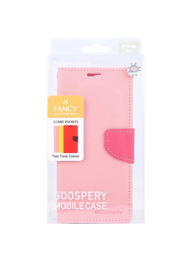 جوسبيري جراب هاتف iPhone 16 Pro Max من الجلد بتصميم FANCY DIARY بتصميم متقاطع - Image 4