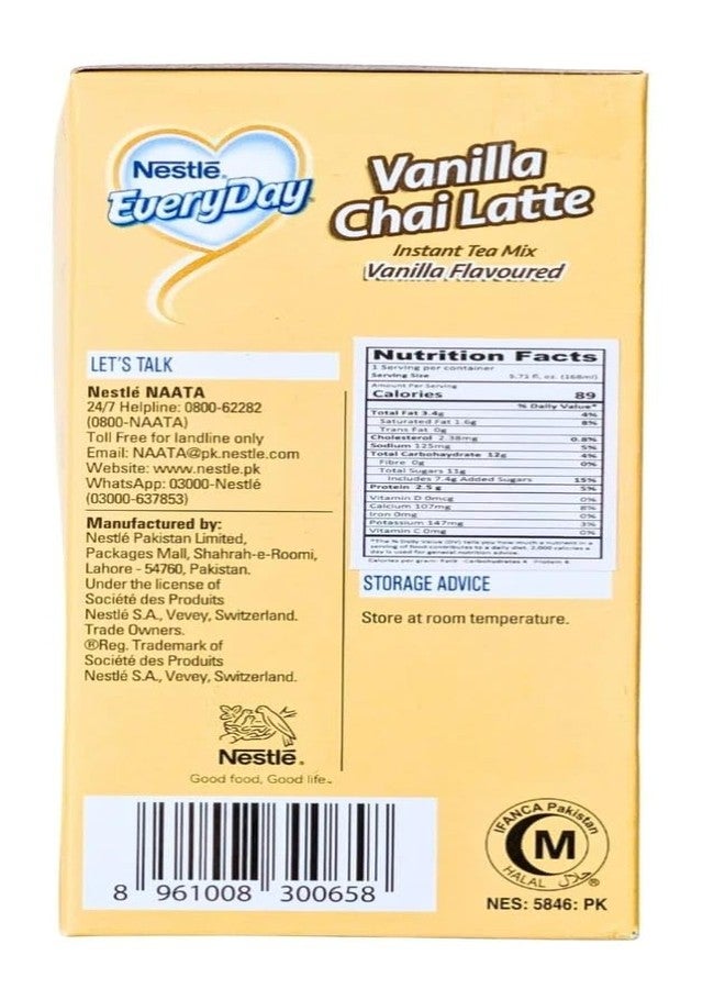 Nestle Everyday Instant tea Vanilla Chai Latte 10x20g Servings (200g Box) - Image 5