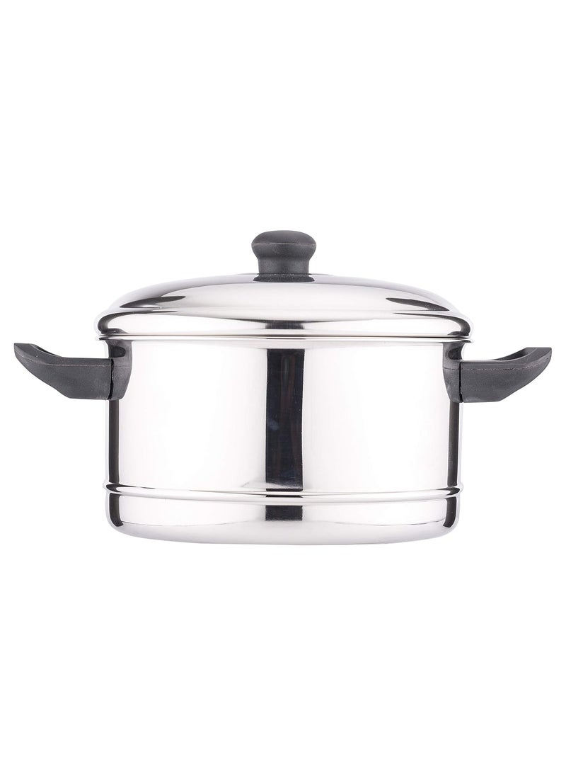 Coconut Coconut Stainless Steel Idly Cooker, 4-Piece, Silver  - Image 2