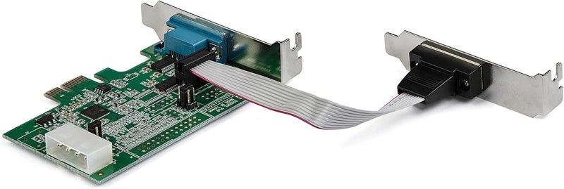 StarTech .com بطاقة محول تسلسلي RS232 بمدخل PCI Express ذو منفذين - بطاقة تحكم مضيف تسلسلي PCIe - PCIe إلى تسلسلي DB9 - 16950 UART - بطاقة توسيع منخفضة الارتفاع - ويندوز ولينكس، TAA (PEX2S953LP) - Image 4