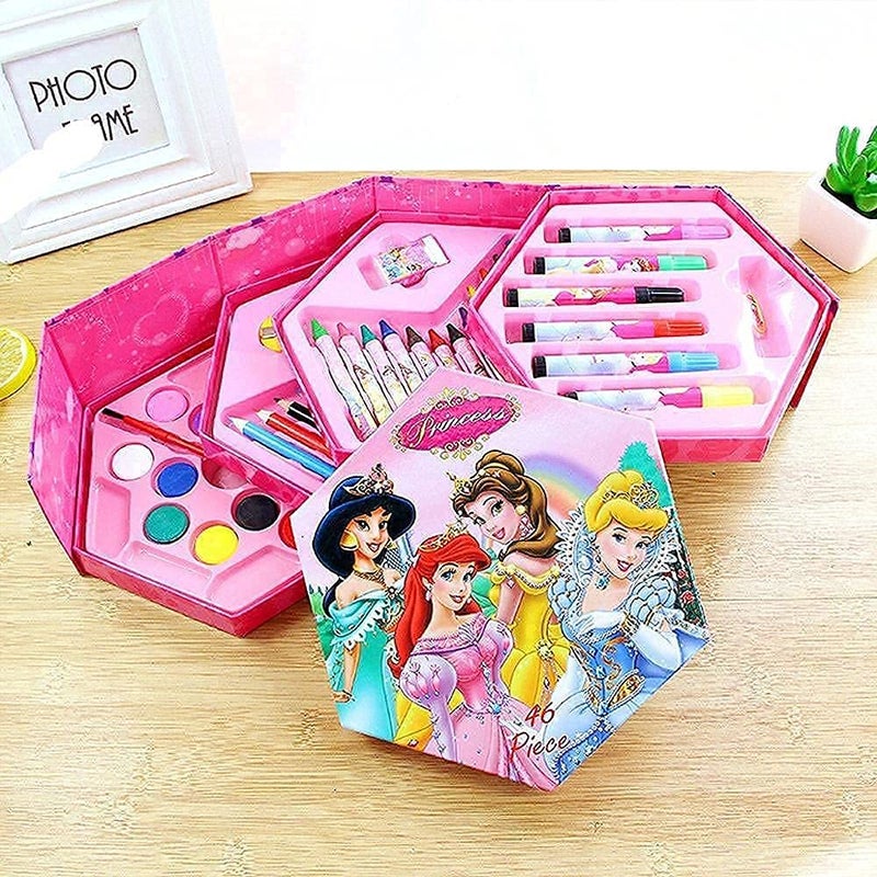 BOTIST BOTIST Colors Box Color Pencil,Crayons, Water Color, Sketch Pens Set of 46 Pieces (Color & Design for Kids, Pack of 1)  - Image 5
