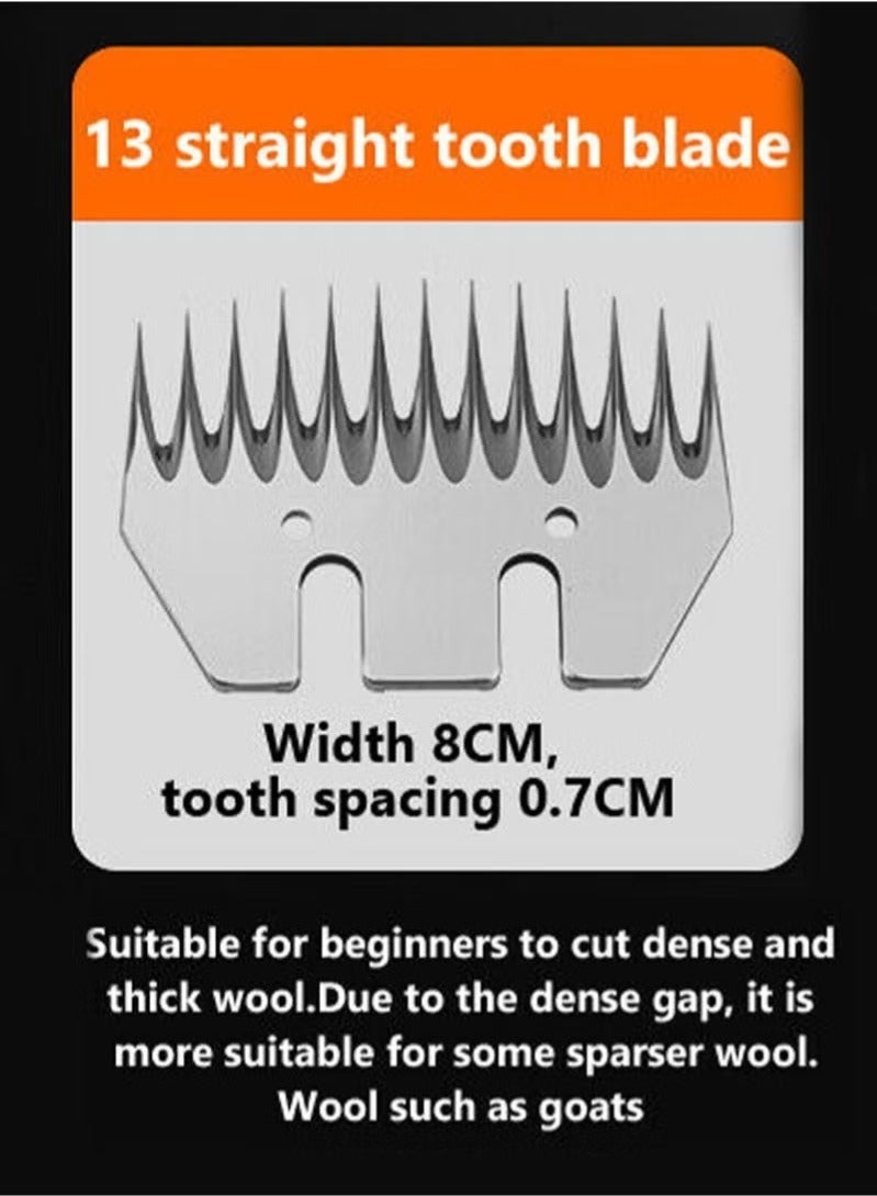 Sheep Shears Cordless 2800r/min Professional Rechargeable Shearing Clipper 24V , for Shaving Fur Wool in Sheep, Goat, Cattle, and Other Farm Livestock, with 1 Lithium Batteries - Image 3