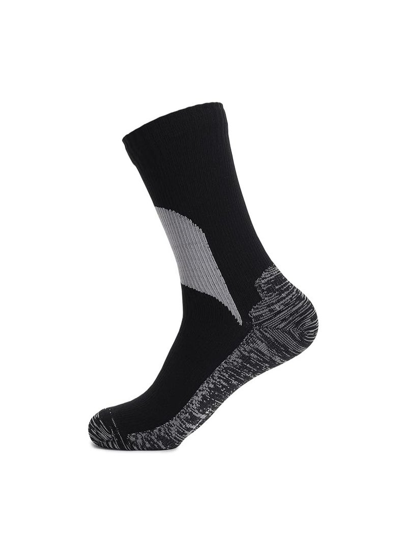 Generic Waterproof Socks for Men Women, for Outdoor Activities 100% Waterproof Breathable Windproof-Perfect for Cycling, Golf, Snowboarding, Hiking, Rowing, Fishing, Trekking Skiing Tracing Etc(1 Pack)(L) - Image 1