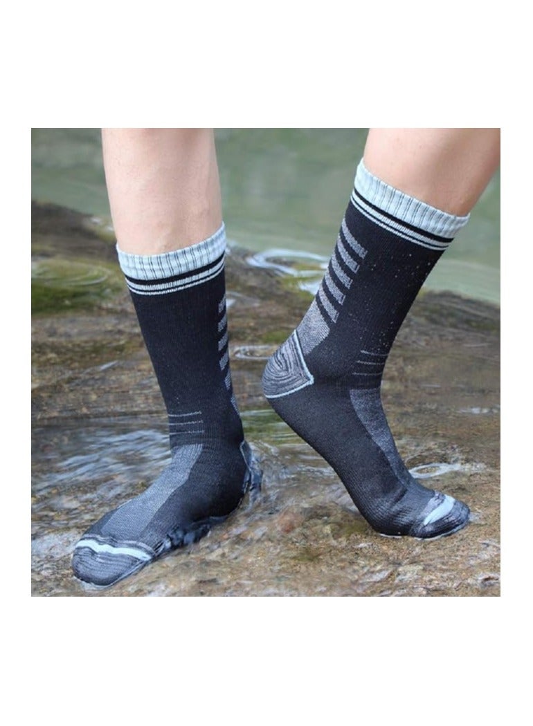 Generic Waterproof Socks for Men Women, for Outdoor Activities 100% Waterproof Breathable Windproof-Perfect for Cycling, Golf, Snowboarding, Hiking, Rowing, Fishing, Trekking Skiing Tracing Etc(1 Pack)(L) - Image 5