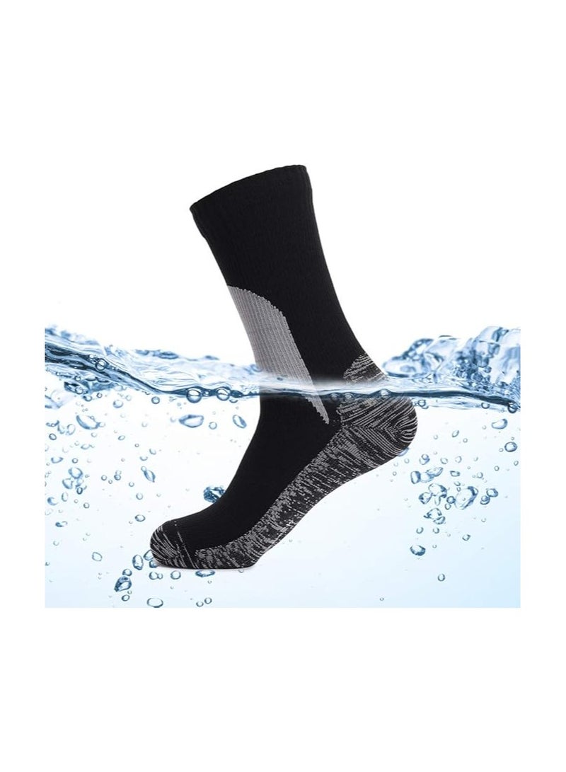 Generic Waterproof Socks for Men Women, for Outdoor Activities 100% Waterproof Breathable Windproof-Perfect for Cycling, Golf, Snowboarding, Hiking, Rowing, Fishing, Trekking Skiing Tracing Etc(1 Pack)(L) - Image 4
