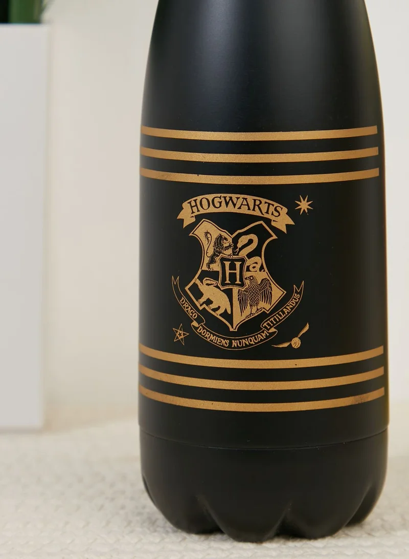 Harry Potter Harry Potter Black And Gold Metal Water Bottle