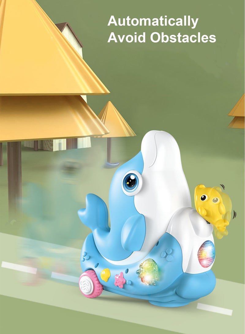 Electric Dolphin With Light And Music Universal Wheel Interactive Toys - Image 3