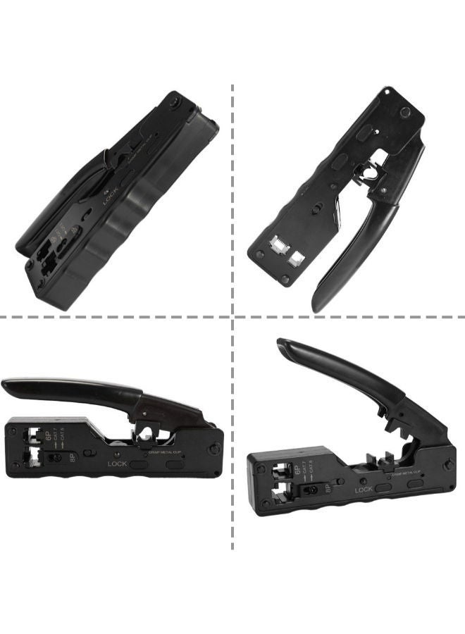 NIBEMINENT Portable Ethernet Cable Crimping Tool Black 107 x 22 134mm - Image 2