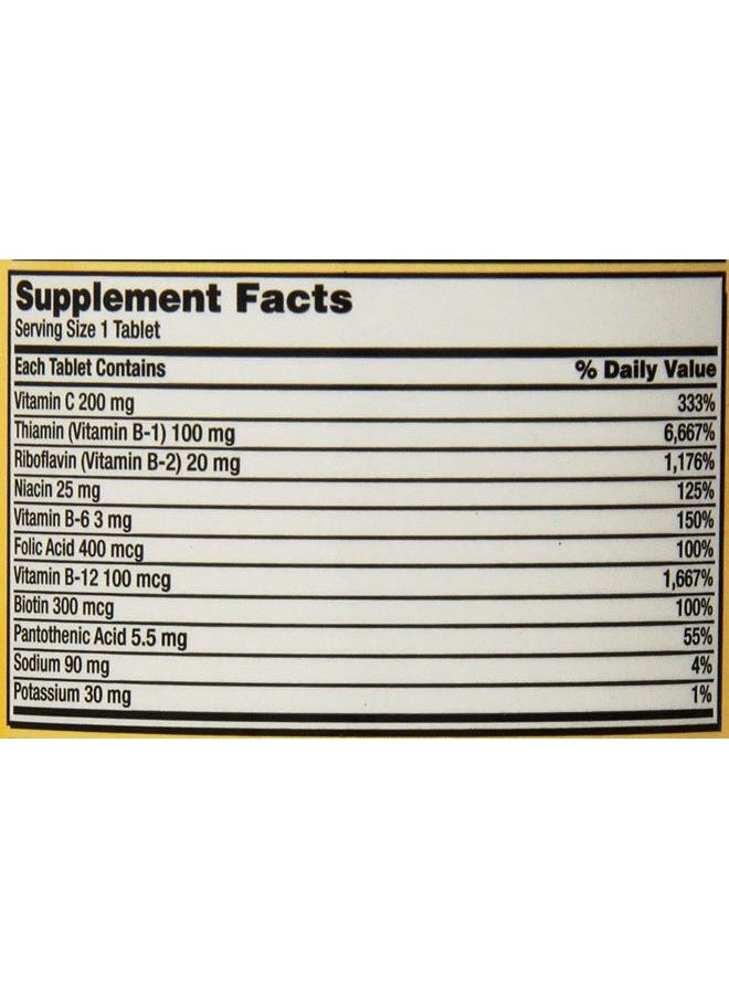 Kirkland Signature - SIGNATURE One Per Day Super B-Complex with Electrolytes,Tablet, 1000 Count (Pack of 2) - Image 1