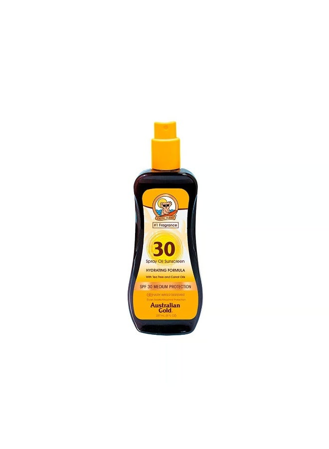 زيت رذاذ الذهب الأسترالي الواقي من الشمس بتركيبة مرطبة SPF30 237 مل
