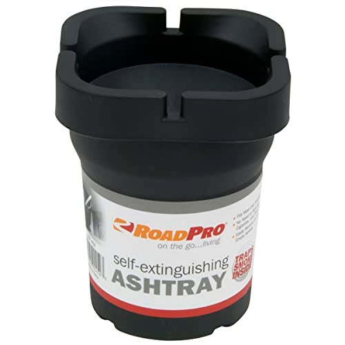 Roadpro RP-452 Small Self-Extinguishing Ashtray - Black - Image 2