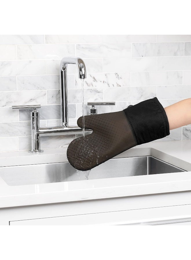 OXO Good Grips Silicone Oven Mitt Black  - Image 1