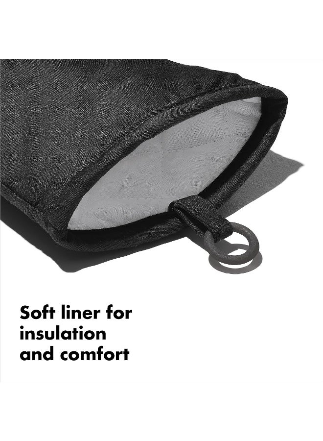 OXO Good Grips Silicone Oven Mitt Black  - Image 5